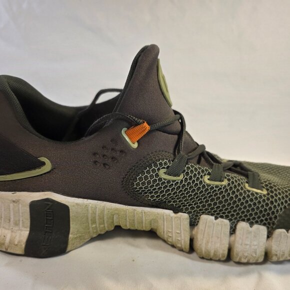 Nike Men\'s Free Metcon 4 Size 14 Cargo Khacki Safety Orange CT3886-301 main image 5